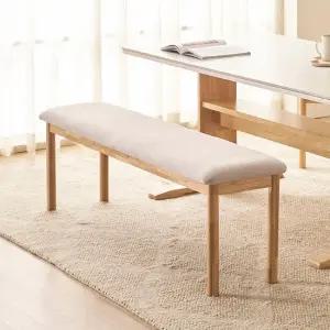 삼익가구 누와 2인용 원목 벤치