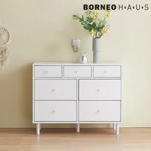 보루네오 엘리브 화이트니스 900 3단 7칸 화이트 서랍장 pn352