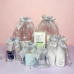 10p 리본 망사 포푸리 주머니 메쉬 파우치 복조리 선물 포장 단체 대량