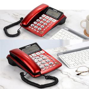 큰 벨소리 버튼 LCD 유선전화기 1p 회사 매장 발신자정보표시 가정용 어르신 효도 집전화
