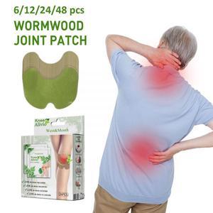 관절 통증 패치 쑥 뜸 무릎 어깨 목 페이스트 완화 근육통 스티커 석고 6/12/24/48개