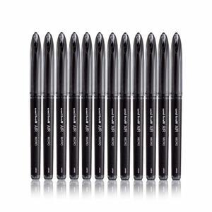 유니볼 AIR 마이크로 - 0.5mm 미세 롤러볼 12팩 블랙
