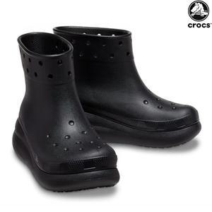 [크록스]클래식 크러쉬 레인부츠 남녀공용 남성 여성 장화 207946-001 블랙