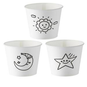 탐사 해달별 종이컵 178ml x 2000개 대용량 디자인 로고 종이컵