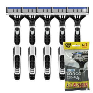도루코 페이스4 일회용 면도기 5개 (5입 1봉 폴리백)FRC100 휴대용gi