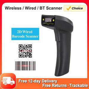 2D 무선 BT + 2.4G 바코드 스캐너 휴대용 USB 리더 수동 화면 CMOS 640480