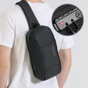 킹손 TSA락 도난방지 크로스백 소매치기방지 슬링백 해외여행