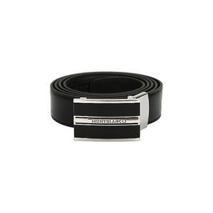 [몽블랑] 남성 30mm 레더 벨트 블랙 118421 BLACK