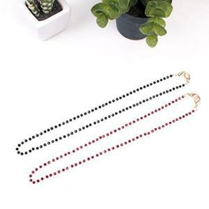 [셀러허브 패션][JH2MR9TV_52CC]고급 마스크 글라스목걸이 2색상 1세트