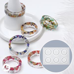 베이직 심플 감성 반지 링 액세서리 레진 아트 몰드 RM440