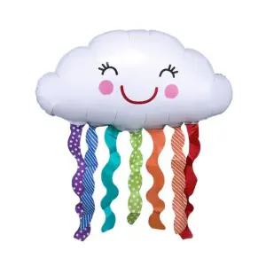 PW 슈퍼 쉐잎 은박 풍선 클라우드 파티 벌룬/귀여운/호일/기념일/꾸미기/데코/모양/무대/장식/생일/축하