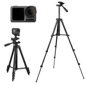 카메라 스마트폰 겸용 삼각대 dji 오즈모 액션캠 블랙/스마프폰/휴대용/접이식/촬영/여행/핸드폰/휴대폰