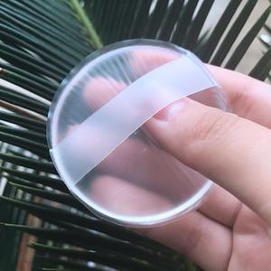 메이크업 미니 실리콘 퍼프 쿠션 선크림 미용 물방울 세척 핑거 스펀지 파우더 화장품 화장