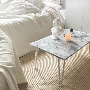 [텐스페이스]대리석무늬 800접이식 좌식테이블 접이식책상 BJ5626