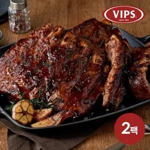 [빕스] 왕갈비 바비큐 폭립 640g 2팩