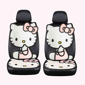 키티 자동차시트커버 3종 5종 7종 뒷자석 차꾸미기 내부 보조 캐릭터 카시트 매트 통풍 풀세트 커버