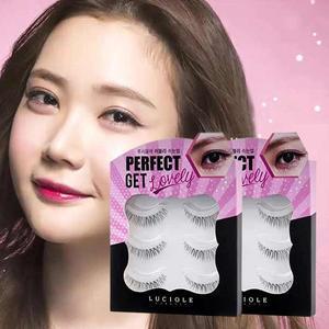 루시올레 아이래쉬 인조 속눈썹 연장 러블리 2박스 (8쌍) + 글루 + 집게 세트