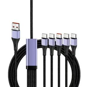 5in1 멀티 케이블 C타입 아이폰 호환 1.5m