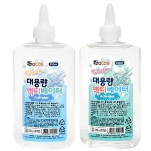 대용량 액티베이터 250ml 4개/가정용/물풀/풀/감각/발달/글루/강력/공예용/공예/공작용/다용도/액체/미술