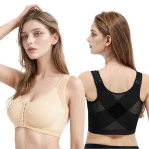 [퓨러나이브 루미너스] 편하고 가벼운 올인원 가슴 압박보정, 자세교정 브라(풀컵,심리스,노와이어,스포츠)