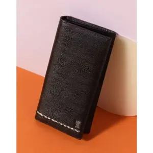 [갤러리아] DBWA5F621 닥스 블랙 체크 라인 포인트 장지갑