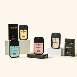 [밀투고] 쉴드퍼퓸 스프레이액 휴대용 손소독제 향수 4종 세트