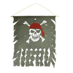 할로윈 벽걸이 해적 깃발 그레이 파티용품 장식 소품 데코
