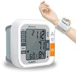 휴비딕 자동 손목 혈압계 HBP-550 비피첵 더블유 가정용 측정기 휴대용 D