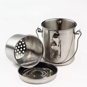 유화붓 붓세척통 화방 스틸통 페인팅 브러시 오일통 물감 정리대 페인트 작은 스테인레스