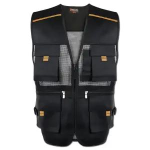 SL 작업 조끼 여름 망사 블랙