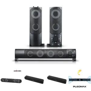 플레오맥스 사운드바 스피커 PBS Z100/2웨이/사운드/컨트롤/해상력/심플한/고급/메탈/그릴/하이그로시