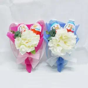 유치원 학예회 발표회 재롱잔치 졸업식 더블 킨더조이 꽃다발 목걸이