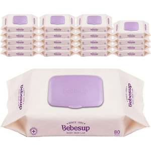 베베숲 트러스트 캡형 물티슈 80매x20개입