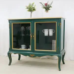 베스트바구스 피안타 유리 장식장 진열장 프렌치 엔틱 가구 그릇장 선반장 유리장