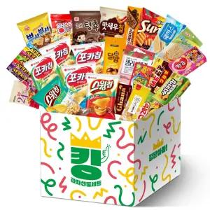 [스낵24] 인기스낵 킹갓성비2 과자선물세트 25p / 스윙칩 포카칩 썬칩 뿌셔뿌셔 고래밥 비틀즈