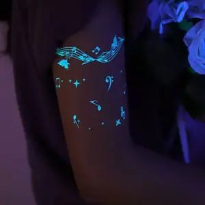 야광 헤나 스티커/스티커/퀵타투/판박이/반영구/타투/헤나/야광/커버/문신/패치/스티거/밤파티/러닝
