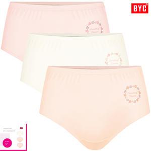 BYC화사한연색톤바탕원포인트맥시삼각팬티3매입 WCP5344