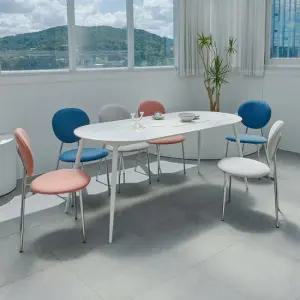 하모니 8인용 12T 타원형 세라믹 식탁테이블 W2000 CMN119C(착불