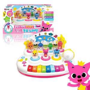 즐겁고 흥나는 핑크퐁 동요 부르기 노래방 장난감 핑크퐁노래완구 동요노래방세트 유아마이크피아노