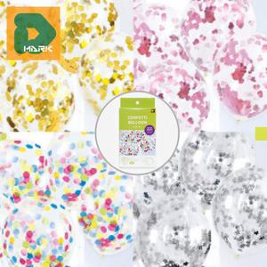 컨페티 풍선 프로포즈 투명 꽃가루 콘페티 성별 이벤트 파티 클럽 생일 여행 공개 세트 소품 풍선 태교