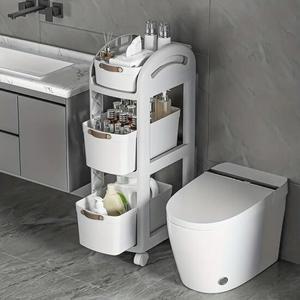 위스테이 서랍형 이동식 트롤리 다용도 정리 수납 정리함 3단