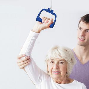 어깨아플때 쉬운설치 도르래방식 팔운동기구 방문에거는 어깨재활기구