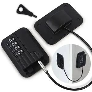 도어락 열림 방지 다이얼 와이어 잠금 장치 자물쇠/보안/분실/비밀/여행용/번호키/세트/번호/도난