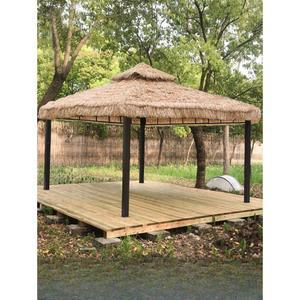 원두막 파라솔 농가 그네와파라솔 미터의 초가 천장 정원 장식 오두막 야외정자 지푸라기 모조