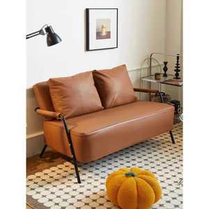 2인용미니쇼파 오피스텔 쇼파 미니 거실 카페 브라운