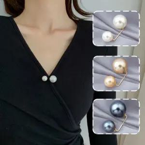 진주 옷핀 수선핀 허리 둘레 브로치 고정핀 조절핀 치마 바지 줄이기 매너 셀프수선