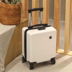 소형 캐리어 항공 여행 초경량 기내용 트롤리 16인치흰색방수 바퀴