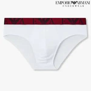 [롯데백화점]엠포리오아르마니 볼드 모노그램 코튼 삼각팬티 (0815311308)