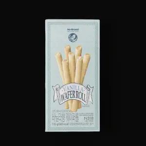 노브랜드 바닐라향 웨이퍼롤 115g 10개 간식 과자세트 양념 소스 조미료