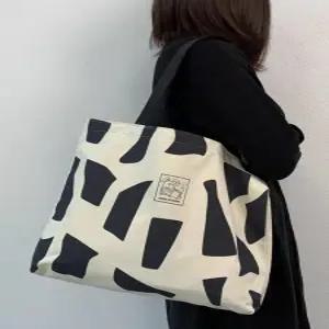 토트백 여성 캔버스 쇼핑객 대형 어깨 구매자 에코 쇼핑백 헝겊 책 가방 큰 패션 핸드백